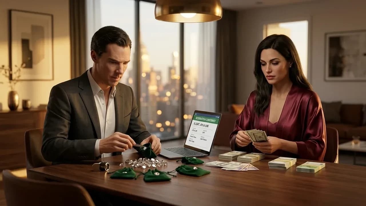 3D Mannequin Diamond Sorting Scene