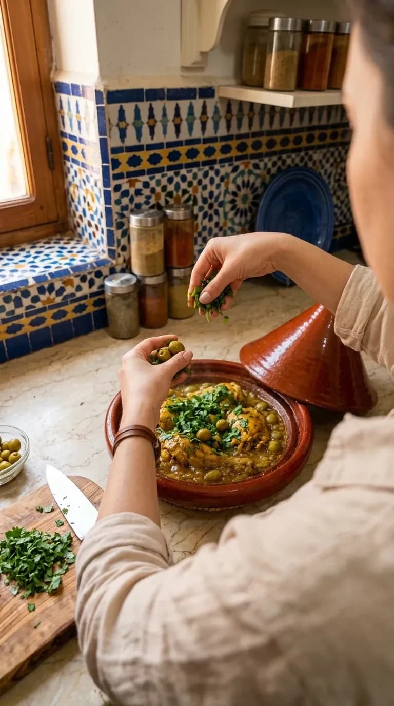 POV Tagine garnishing