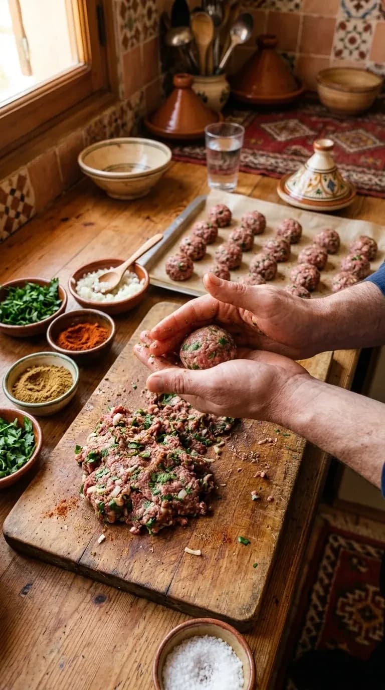 POV Shaping kofta balls