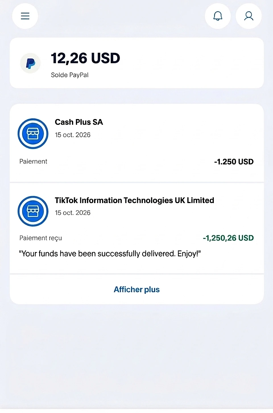 سحب أرباح TikTok Beta عبر Cash Plus